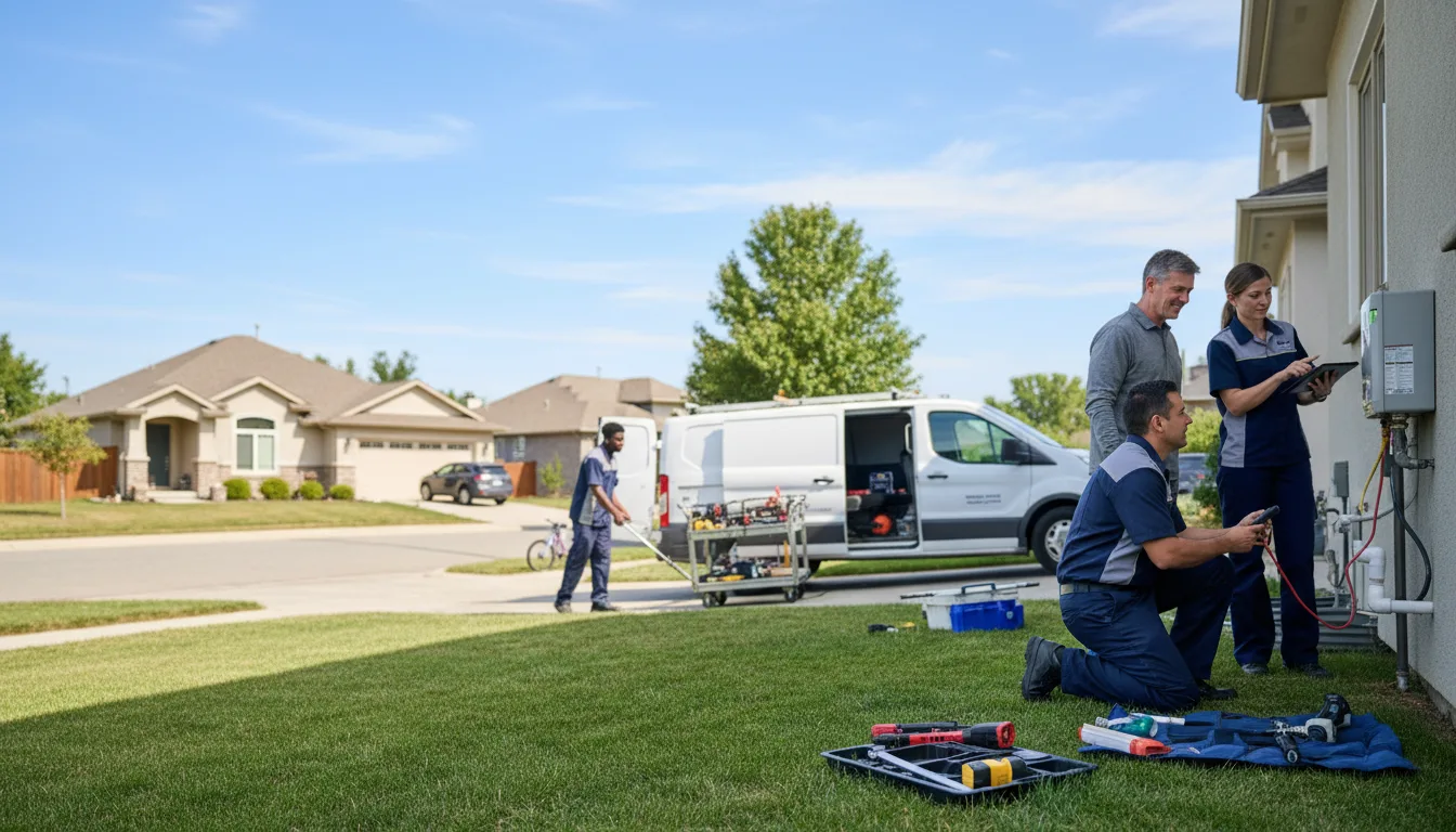 Tankless water heater service in La Plume, PA